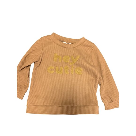 Hey Cutie Waffle Knit Thermal Set & Disney Baby Winnie The Pooh Shirt 24M - Picture 3 of 7